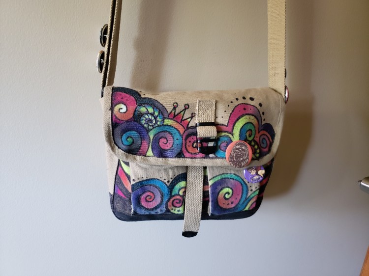 Frugal Art - Nail polish on canvas